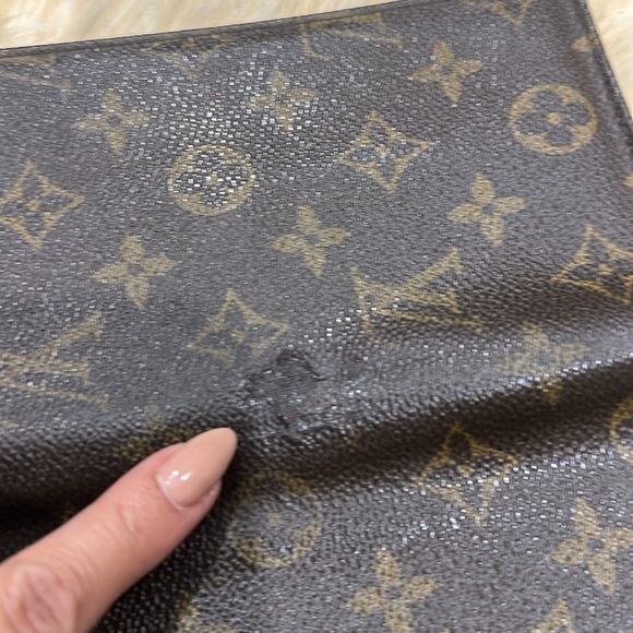 LV vintage man long monogram wallet in a fair condition - Picture 10 of 13